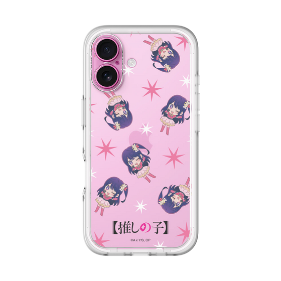スリムプロテクションプレミアムケース［ 【推しの子】 - アイ - ミニキャラ総柄 ］