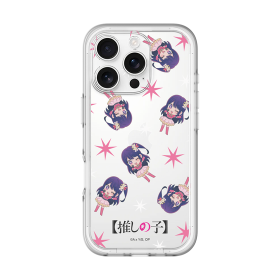 スリムプロテクションプレミアムケース［ 【推しの子】 - アイ - ミニキャラ総柄 ］
