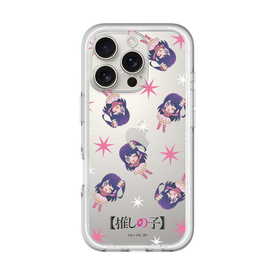 スリムプロテクションプレミアムケース［ 【推しの子】 - アイ - ミニキャラ総柄 ］