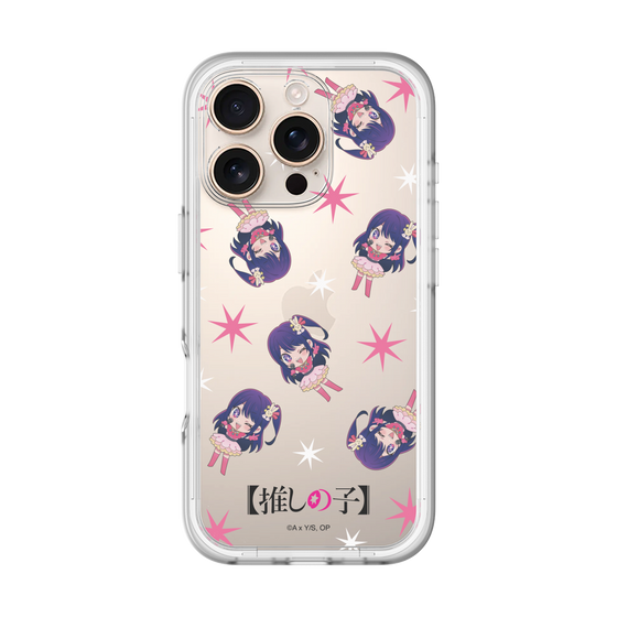 スリムプロテクションプレミアムケース［ 【推しの子】 - アイ - ミニキャラ総柄 ］