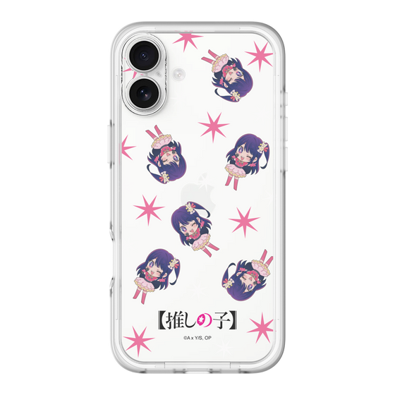スリムプロテクションプレミアムケース［ 【推しの子】 - アイ - ミニキャラ総柄 ］