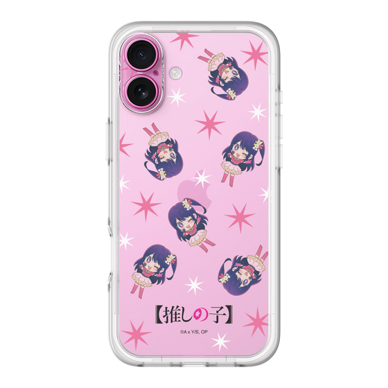 スリムプロテクションプレミアムケース［ 【推しの子】 - アイ - ミニキャラ総柄 ］