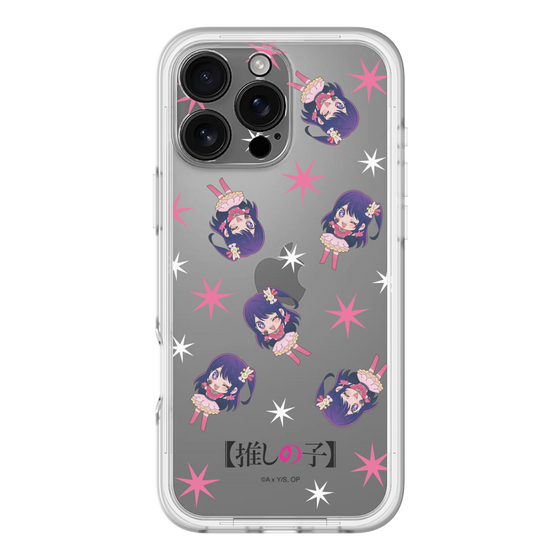 スリムプロテクションプレミアムケース［ 【推しの子】 - アイ - ミニキャラ総柄 ］