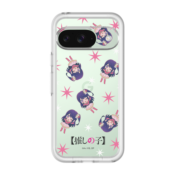スリムプロテクションプレミアムケース［ 【推しの子】 - アイ - ミニキャラ総柄 ］