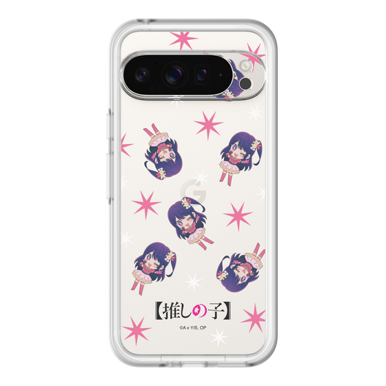 スリムプロテクションプレミアムケース［ 【推しの子】 - アイ - ミニキャラ総柄 ］