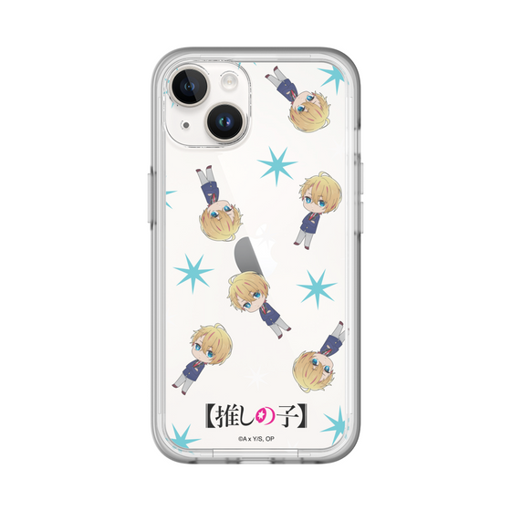 スリムプロテクションプレミアムケース［ 【推しの子】 - アクア - ミニキャラ総柄 ］