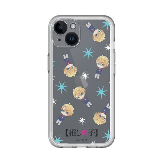 スリムプロテクションプレミアムケース［ 【推しの子】 - アクア - ミニキャラ総柄 ］