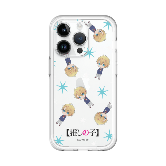 スリムプロテクションプレミアムケース［ 【推しの子】 - アクア - ミニキャラ総柄 ］
