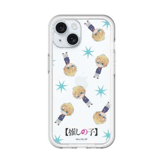 スリムプロテクションプレミアムケース［ 【推しの子】 - アクア - ミニキャラ総柄 ］