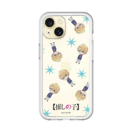 スリムプロテクションプレミアムケース［ 【推しの子】 - アクア - ミニキャラ総柄 ］