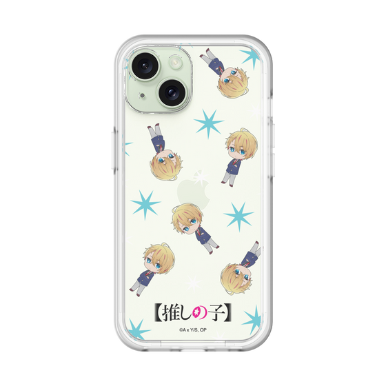 スリムプロテクションプレミアムケース［ 【推しの子】 - アクア - ミニキャラ総柄 ］