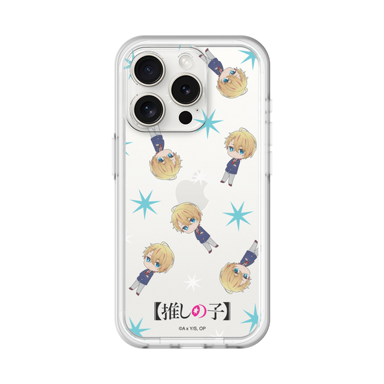 スリムプロテクションプレミアムケース［ 【推しの子】 - アクア - ミニキャラ総柄 ］