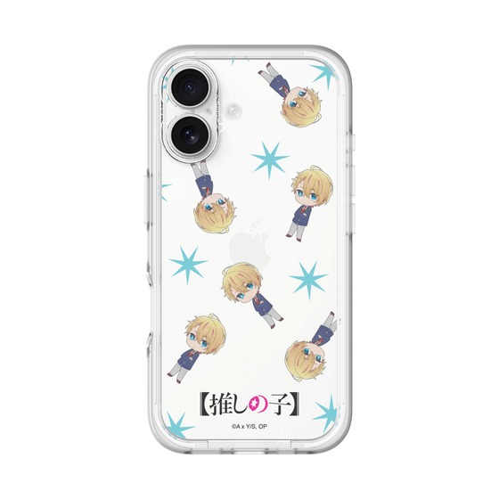 スリムプロテクションプレミアムケース［ 【推しの子】 - アクア - ミニキャラ総柄 ］