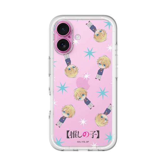 スリムプロテクションプレミアムケース［ 【推しの子】 - アクア - ミニキャラ総柄 ］