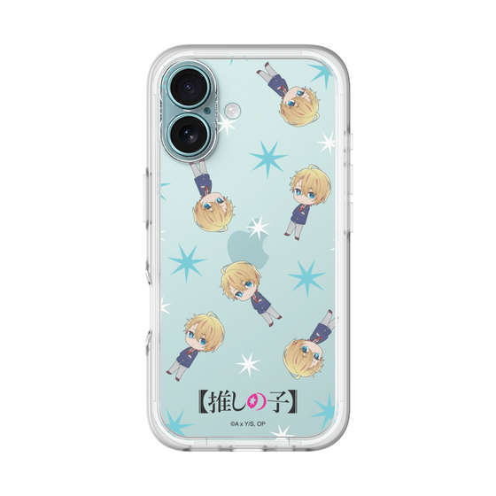 スリムプロテクションプレミアムケース［ 【推しの子】 - アクア - ミニキャラ総柄 ］