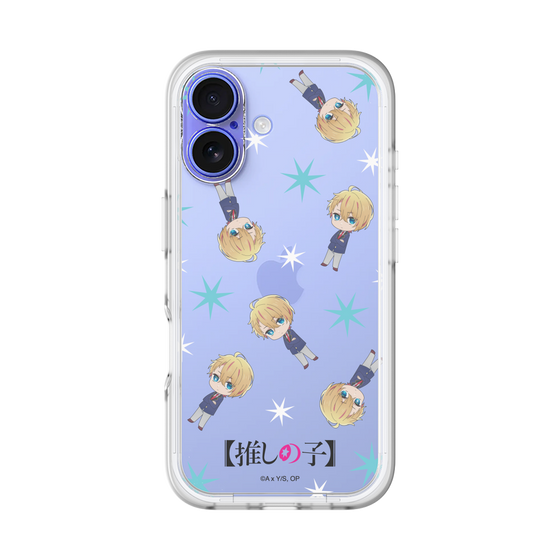 スリムプロテクションプレミアムケース［ 【推しの子】 - アクア - ミニキャラ総柄 ］