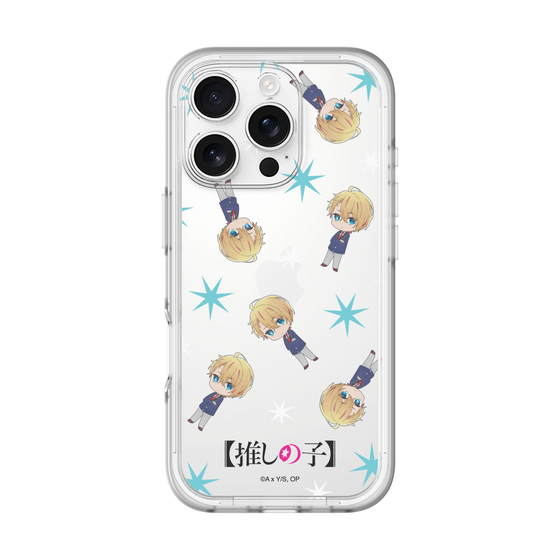 スリムプロテクションプレミアムケース［ 【推しの子】 - アクア - ミニキャラ総柄 ］