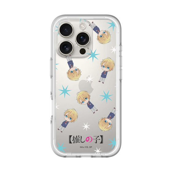 スリムプロテクションプレミアムケース［ 【推しの子】 - アクア - ミニキャラ総柄 ］