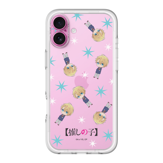 スリムプロテクションプレミアムケース［ 【推しの子】 - アクア - ミニキャラ総柄 ］