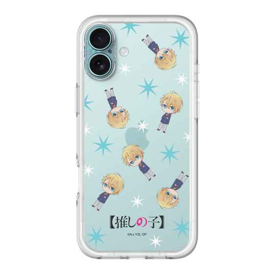 スリムプロテクションプレミアムケース［ 【推しの子】 - アクア - ミニキャラ総柄 ］