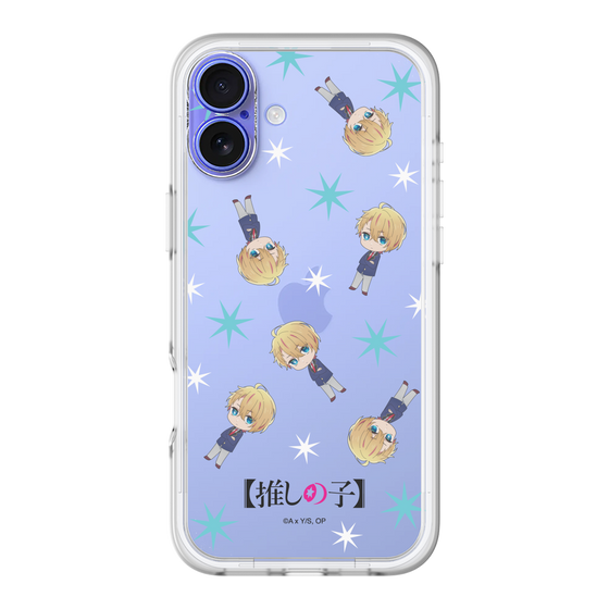 スリムプロテクションプレミアムケース［ 【推しの子】 - アクア - ミニキャラ総柄 ］