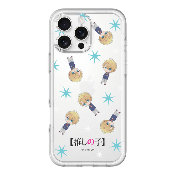 スリムプロテクションプレミアムケース［ 【推しの子】 - アクア - ミニキャラ総柄 ］
