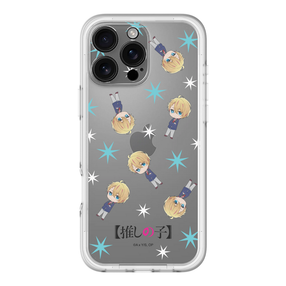 スリムプロテクションプレミアムケース［ 【推しの子】 - アクア - ミニキャラ総柄 ］