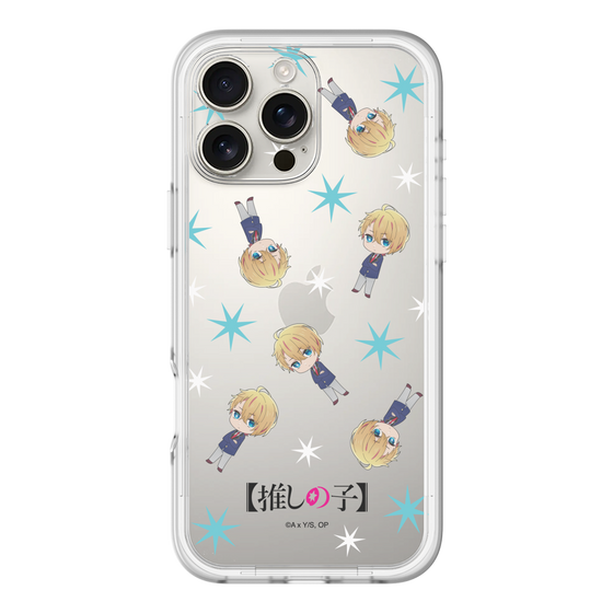 スリムプロテクションプレミアムケース［ 【推しの子】 - アクア - ミニキャラ総柄 ］