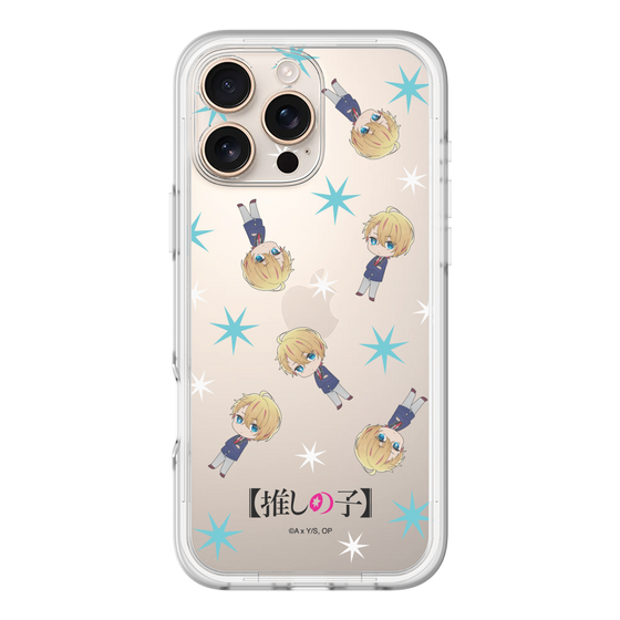 スリムプロテクションプレミアムケース［ 【推しの子】 - アクア - ミニキャラ総柄 ］