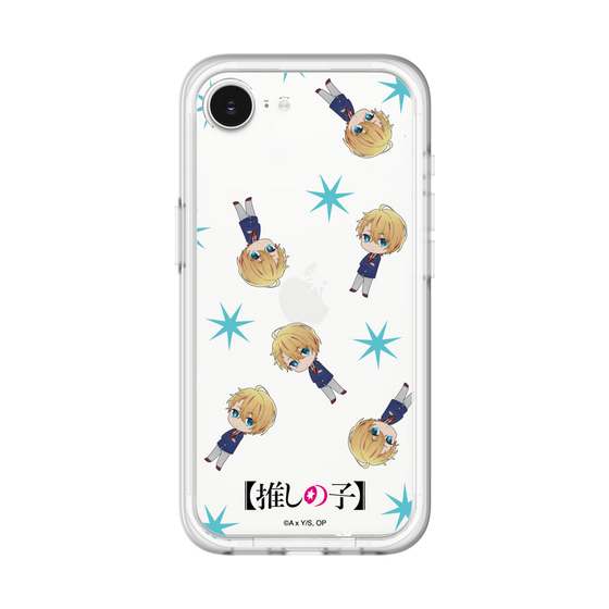 スリムプロテクションプレミアムケース［ 【推しの子】 - アクア - ミニキャラ総柄 ］