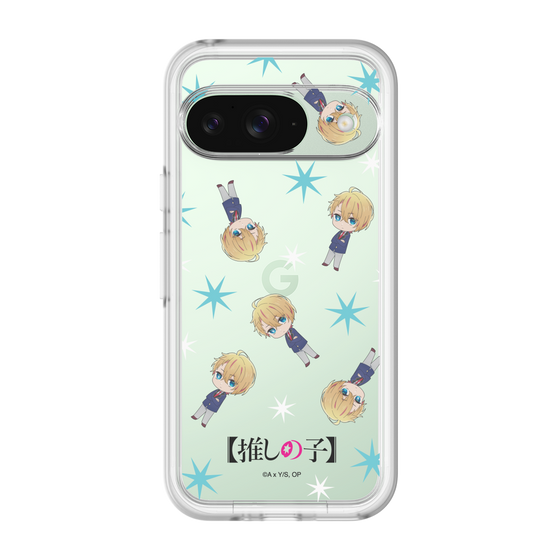 スリムプロテクションプレミアムケース［ 【推しの子】 - アクア - ミニキャラ総柄 ］