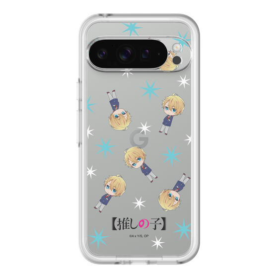 スリムプロテクションプレミアムケース［ 【推しの子】 - アクア - ミニキャラ総柄 ］