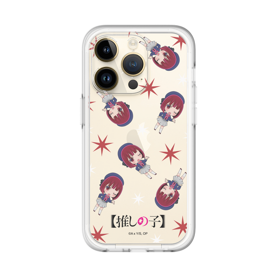 スリムプロテクションプレミアムケース［ 【推しの子】 - 有馬かな - ミニキャラ総柄 ］