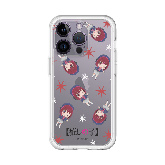 スリムプロテクションプレミアムケース［ 【推しの子】 - 有馬かな - ミニキャラ総柄 ］
