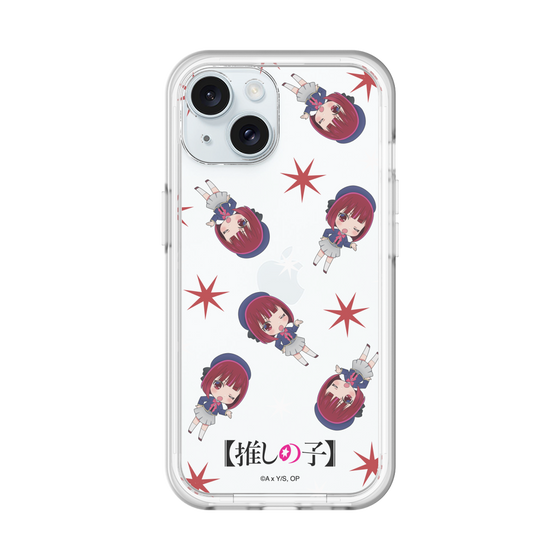 スリムプロテクションプレミアムケース［ 【推しの子】 - 有馬かな - ミニキャラ総柄 ］