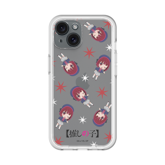 スリムプロテクションプレミアムケース［ 【推しの子】 - 有馬かな - ミニキャラ総柄 ］