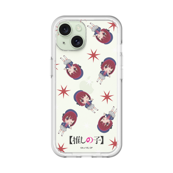 スリムプロテクションプレミアムケース［ 【推しの子】 - 有馬かな - ミニキャラ総柄 ］