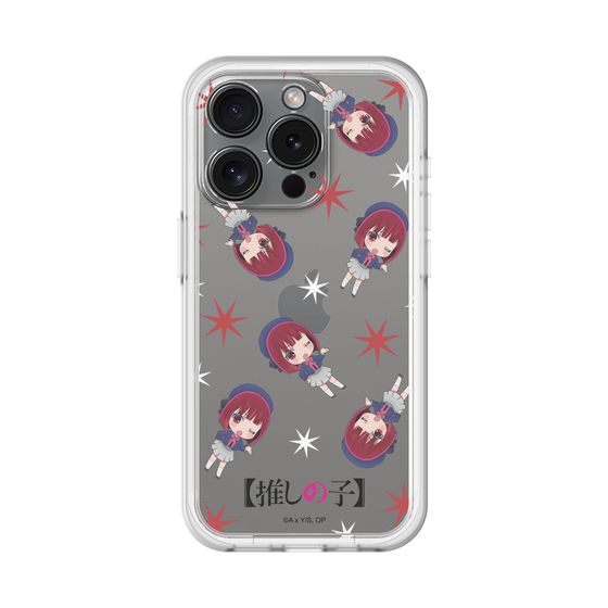 スリムプロテクションプレミアムケース［ 【推しの子】 - 有馬かな - ミニキャラ総柄 ］