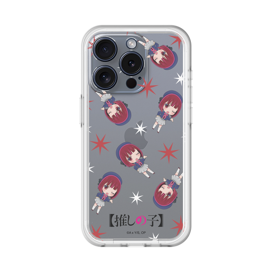 スリムプロテクションプレミアムケース［ 【推しの子】 - 有馬かな - ミニキャラ総柄 ］