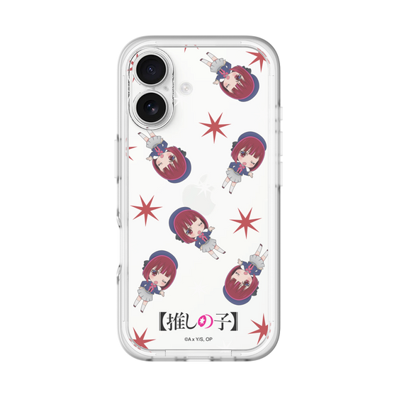 スリムプロテクションプレミアムケース［ 【推しの子】 - 有馬かな - ミニキャラ総柄 ］
