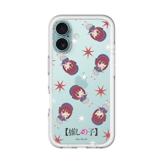 スリムプロテクションプレミアムケース［ 【推しの子】 - 有馬かな - ミニキャラ総柄 ］