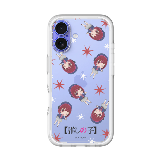 スリムプロテクションプレミアムケース［ 【推しの子】 - 有馬かな - ミニキャラ総柄 ］