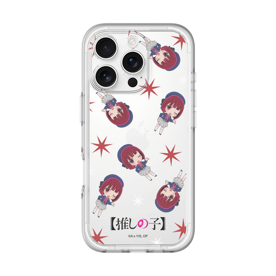 スリムプロテクションプレミアムケース［ 【推しの子】 - 有馬かな - ミニキャラ総柄 ］