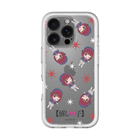 スリムプロテクションプレミアムケース［ 【推しの子】 - 有馬かな - ミニキャラ総柄 ］