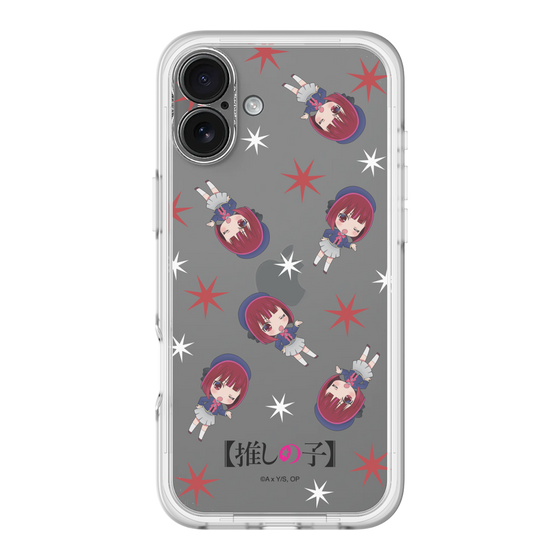スリムプロテクションプレミアムケース［ 【推しの子】 - 有馬かな - ミニキャラ総柄 ］