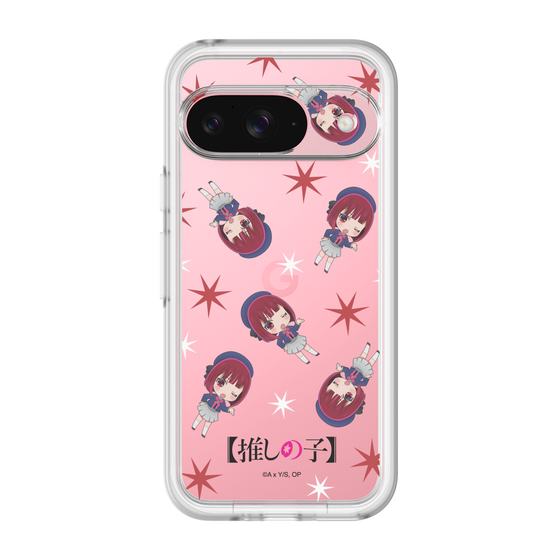 スリムプロテクションプレミアムケース［ 【推しの子】 - 有馬かな - ミニキャラ総柄 ］