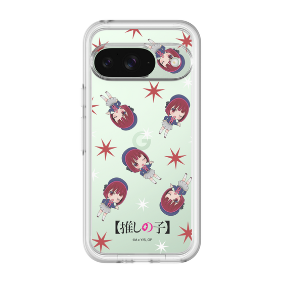 スリムプロテクションプレミアムケース［ 【推しの子】 - 有馬かな - ミニキャラ総柄 ］