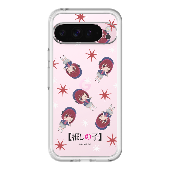 スリムプロテクションプレミアムケース［ 【推しの子】 - 有馬かな - ミニキャラ総柄 ］