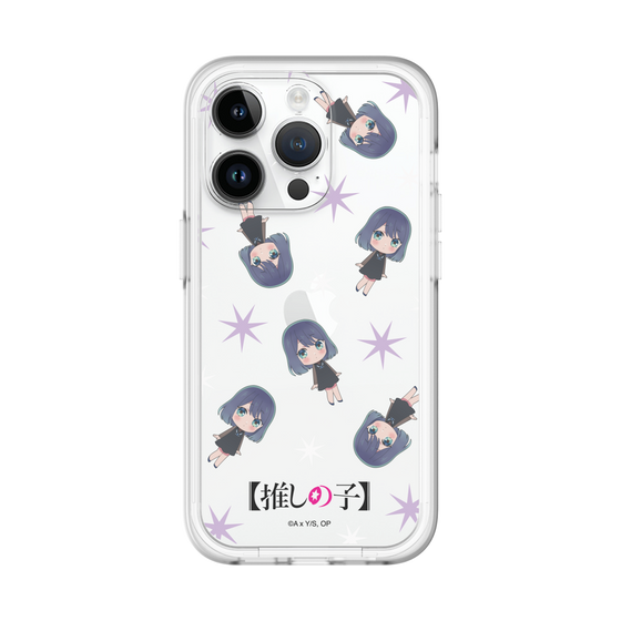 スリムプロテクションプレミアムケース［ 【推しの子】 - 黒川あかね - ミニキャラ総柄 ］