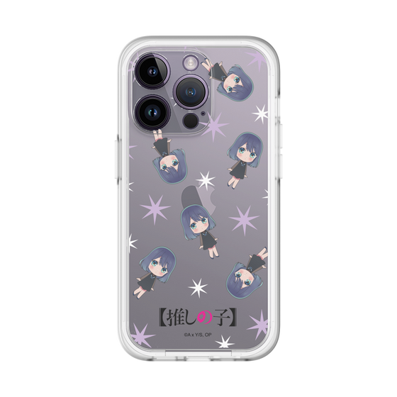 スリムプロテクションプレミアムケース［ 【推しの子】 - 黒川あかね - ミニキャラ総柄 ］